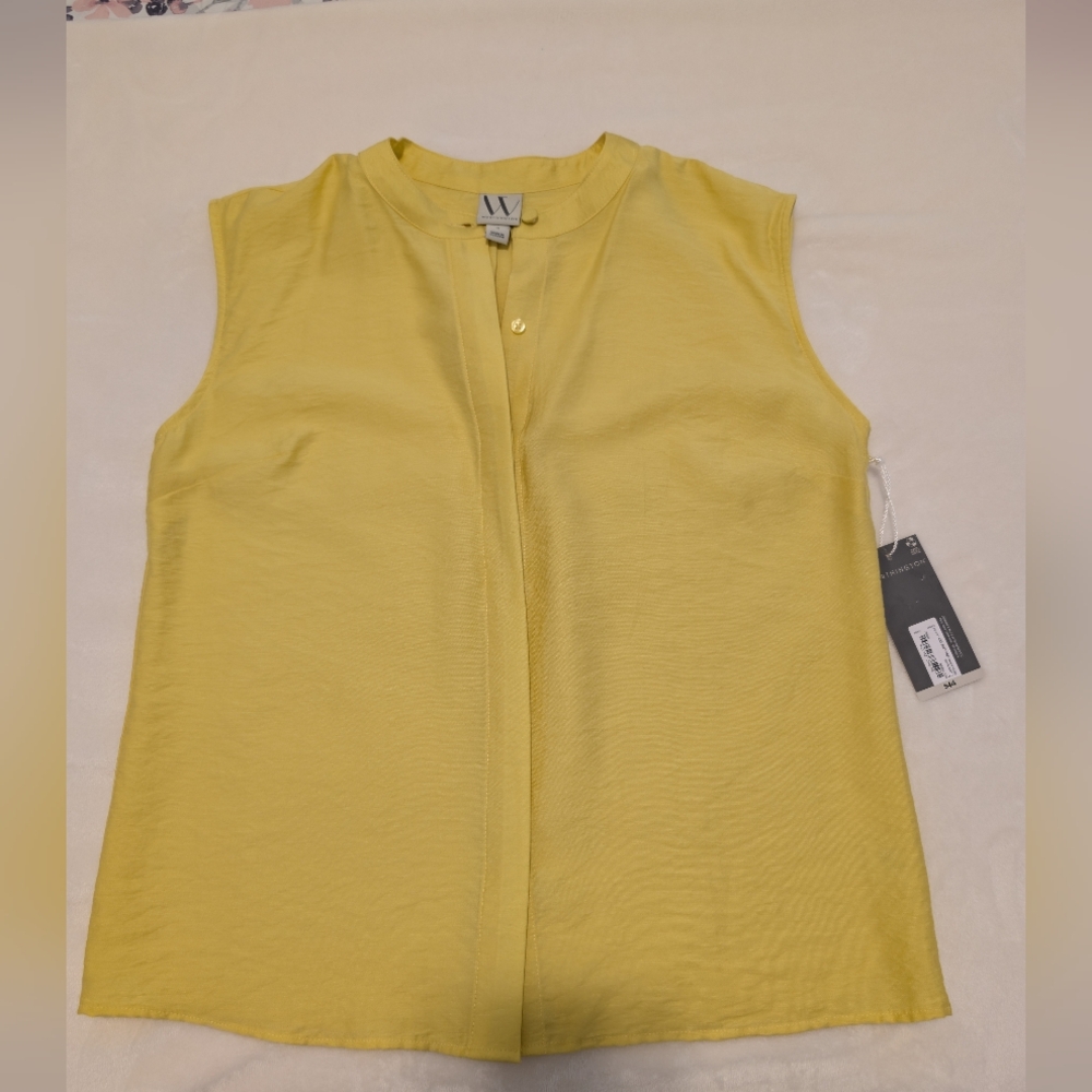 Worthington Yellow Sleeveless Women's
